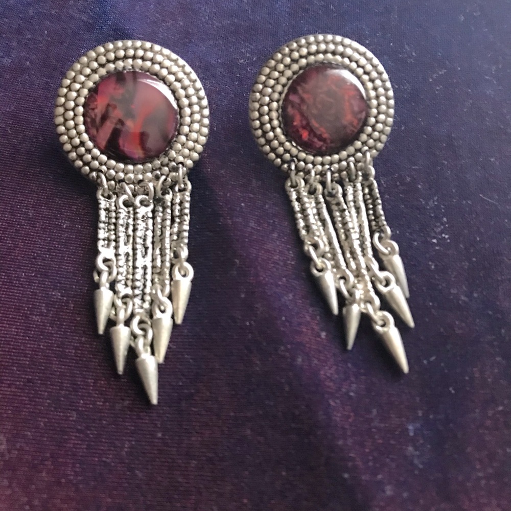 Silver Vintage Clip Ons